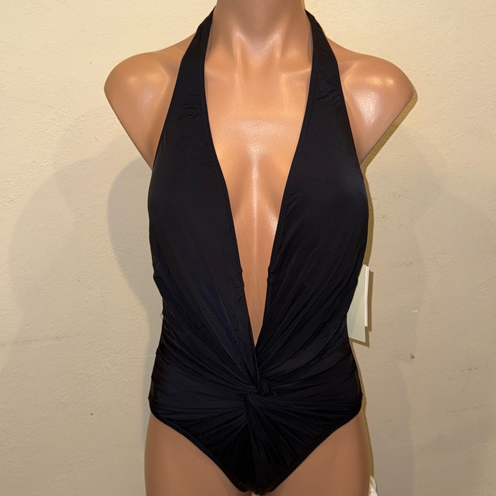 Kenneth Cole New York Black One Piece Swimsuit - NWT